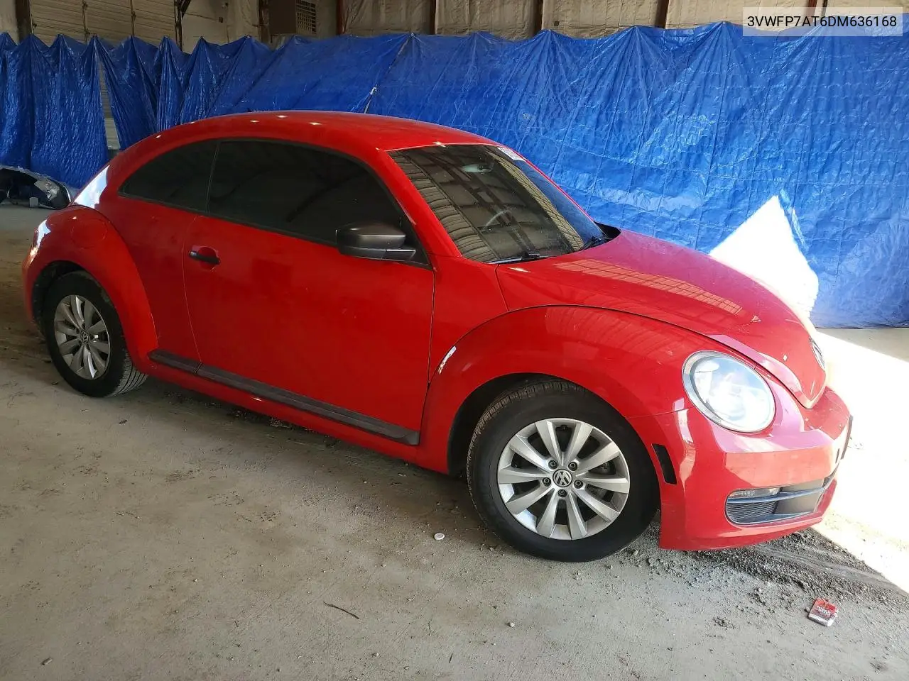2013 Volkswagen Beetle VIN: 3VWFP7AT6DM636168 Lot: 58112506
