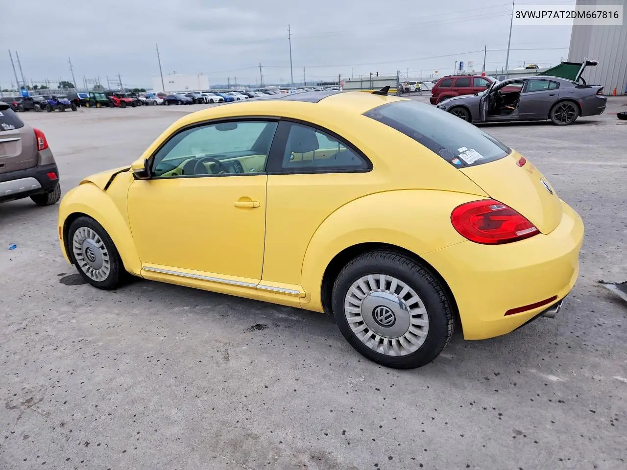 2013 Volkswagen Beetle VIN: 3VWJP7AT2DM667816 Lot: 58245236