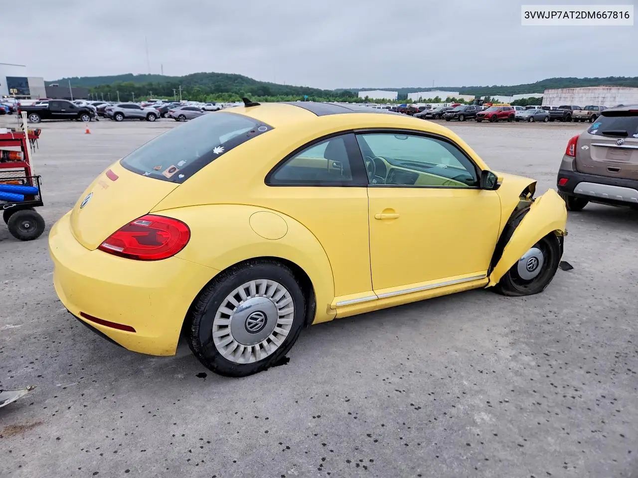 2013 Volkswagen Beetle VIN: 3VWJP7AT2DM667816 Lot: 58245236