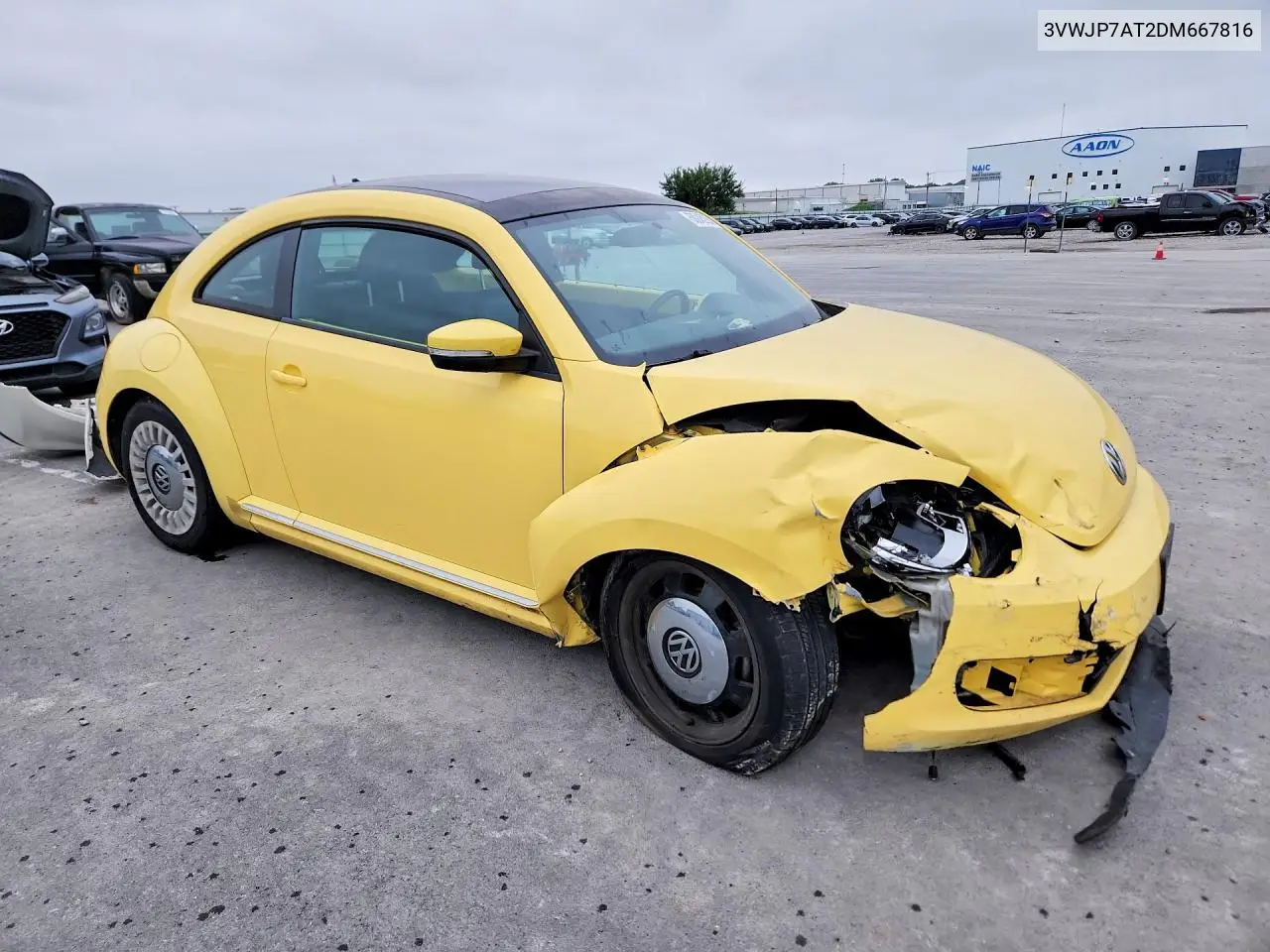 2013 Volkswagen Beetle VIN: 3VWJP7AT2DM667816 Lot: 58245236