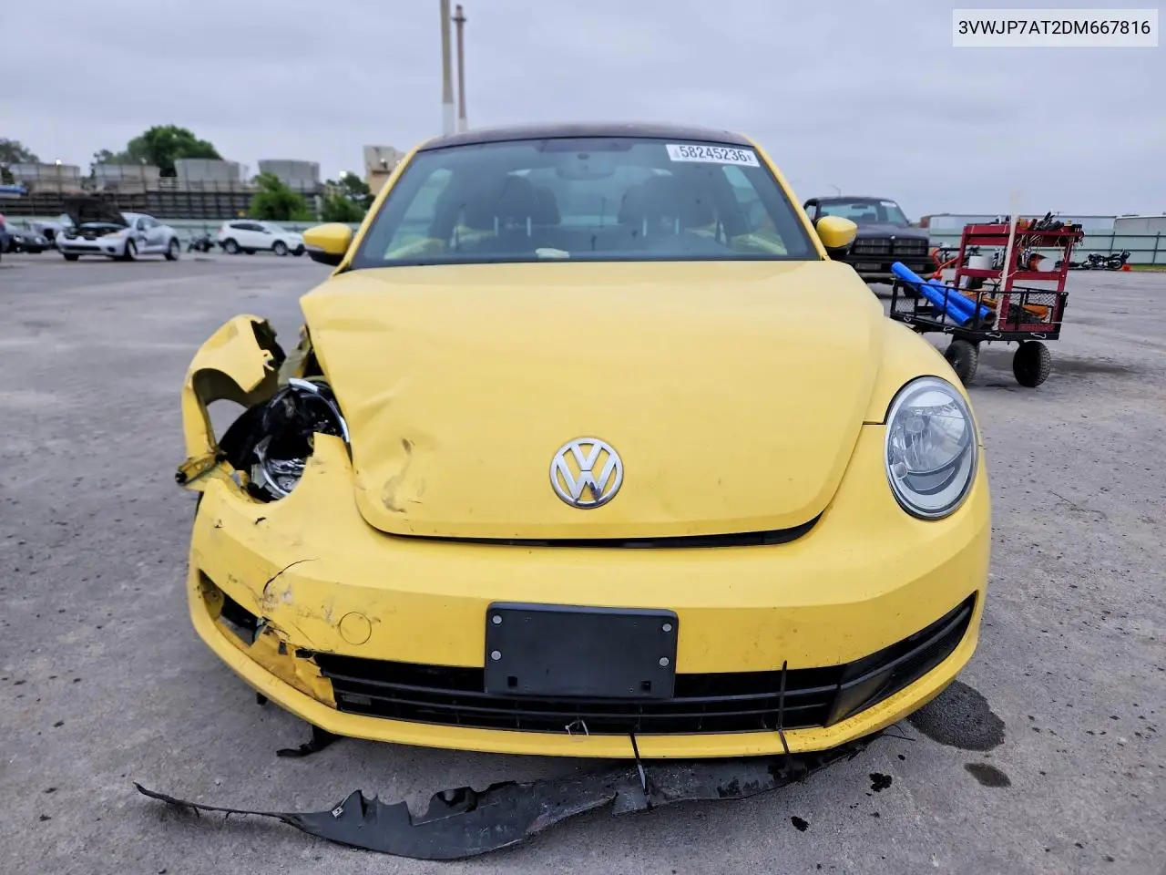 2013 Volkswagen Beetle VIN: 3VWJP7AT2DM667816 Lot: 58245236