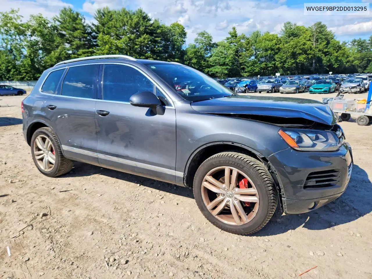 2013 Volkswagen Touareg V6 VIN: WVGEF9BP2DD013295 Lot: 58475616