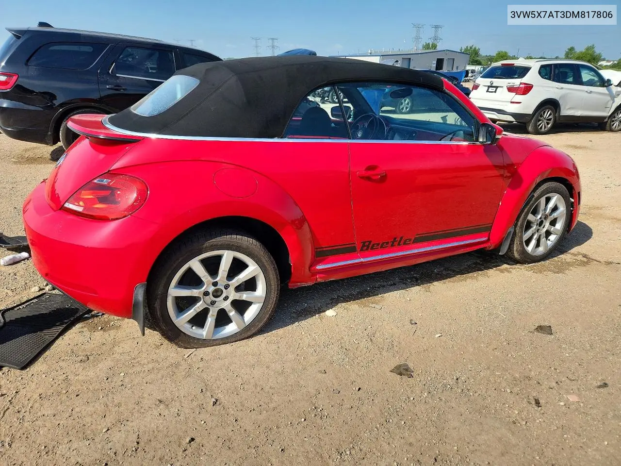 2013 Volkswagen Beetle VIN: 3VW5X7AT3DM817806 Lot: 58797796