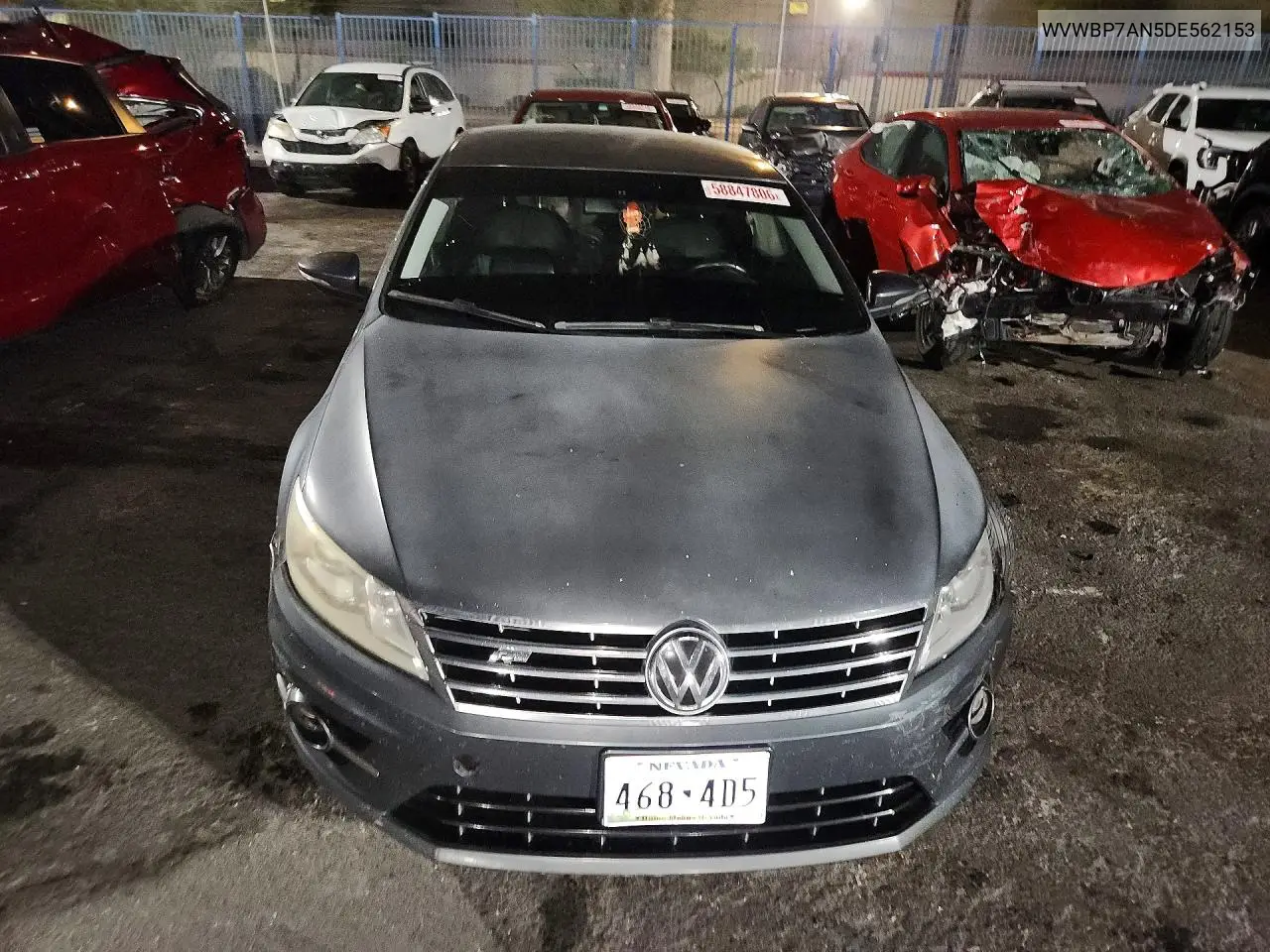 2013 Volkswagen Cc Sport VIN: WVWBP7AN5DE562153 Lot: 58847806