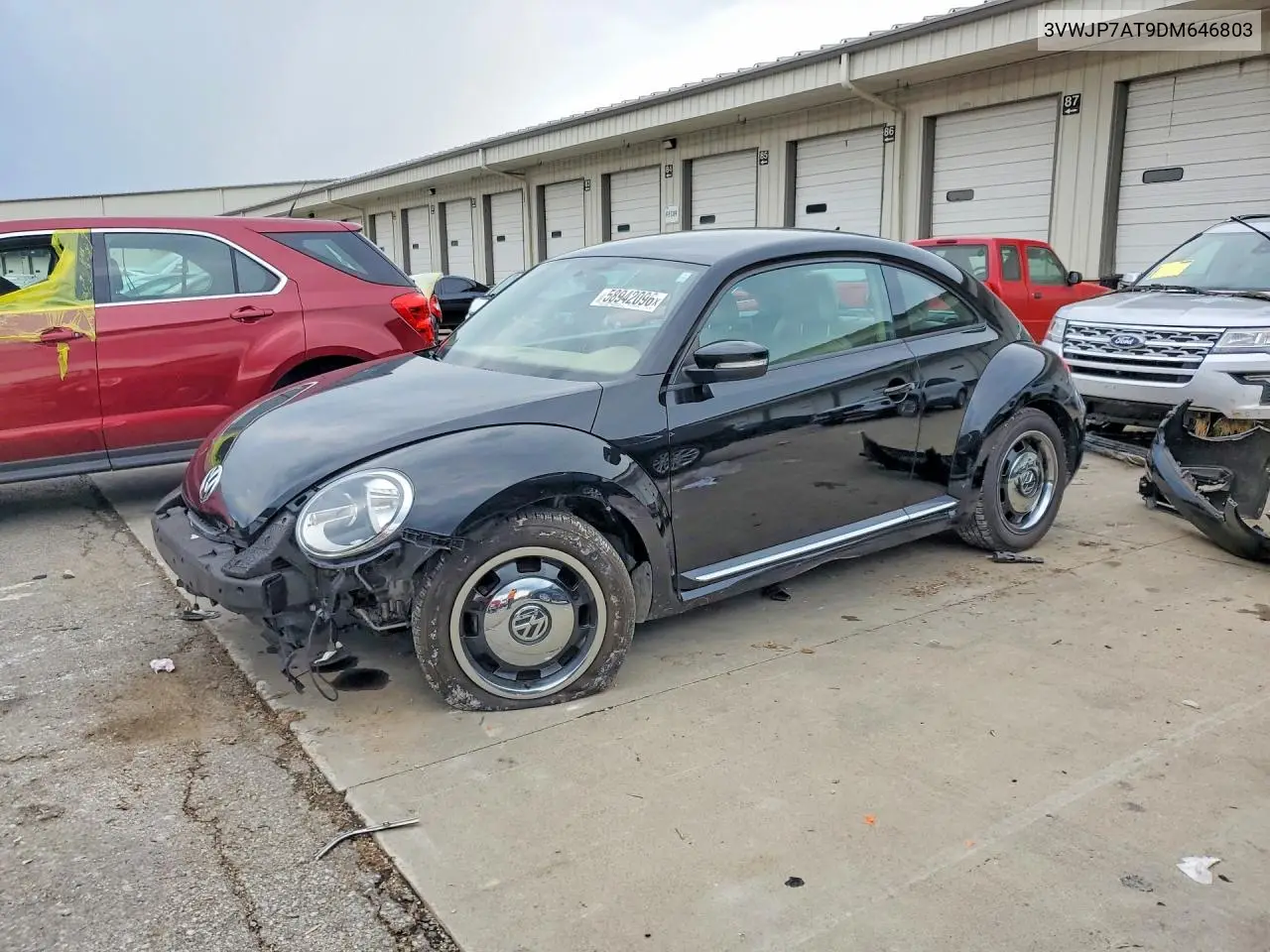 2013 Volkswagen Beetle VIN: 3VWJP7AT9DM646803 Lot: 58942096
