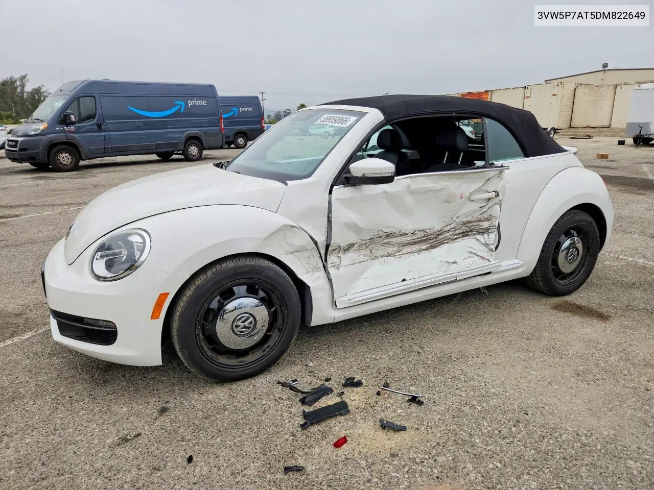 2013 Volkswagen Beetle VIN: 3VW5P7AT5DM822649 Lot: 58959866
