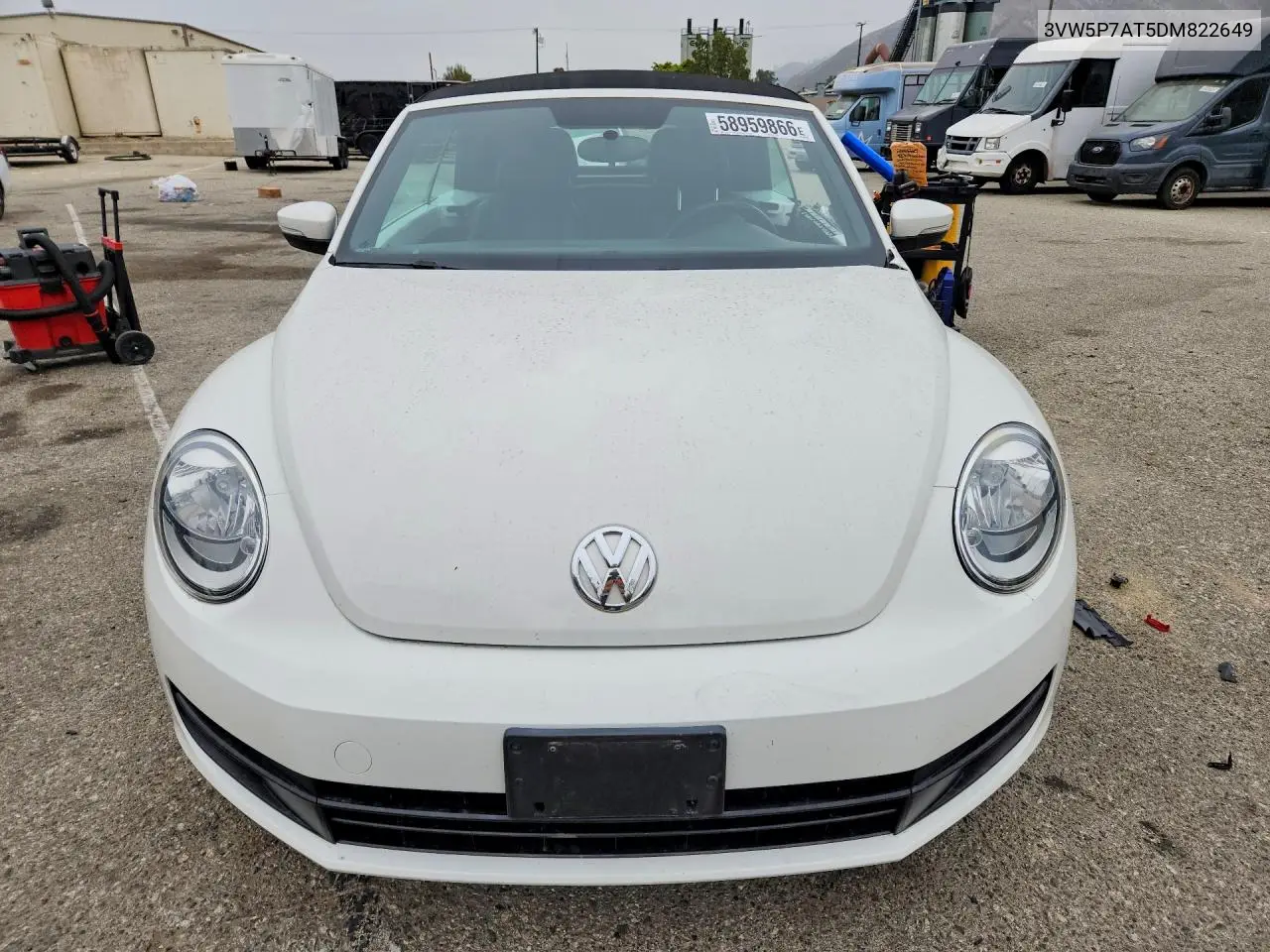 2013 Volkswagen Beetle VIN: 3VW5P7AT5DM822649 Lot: 58959866