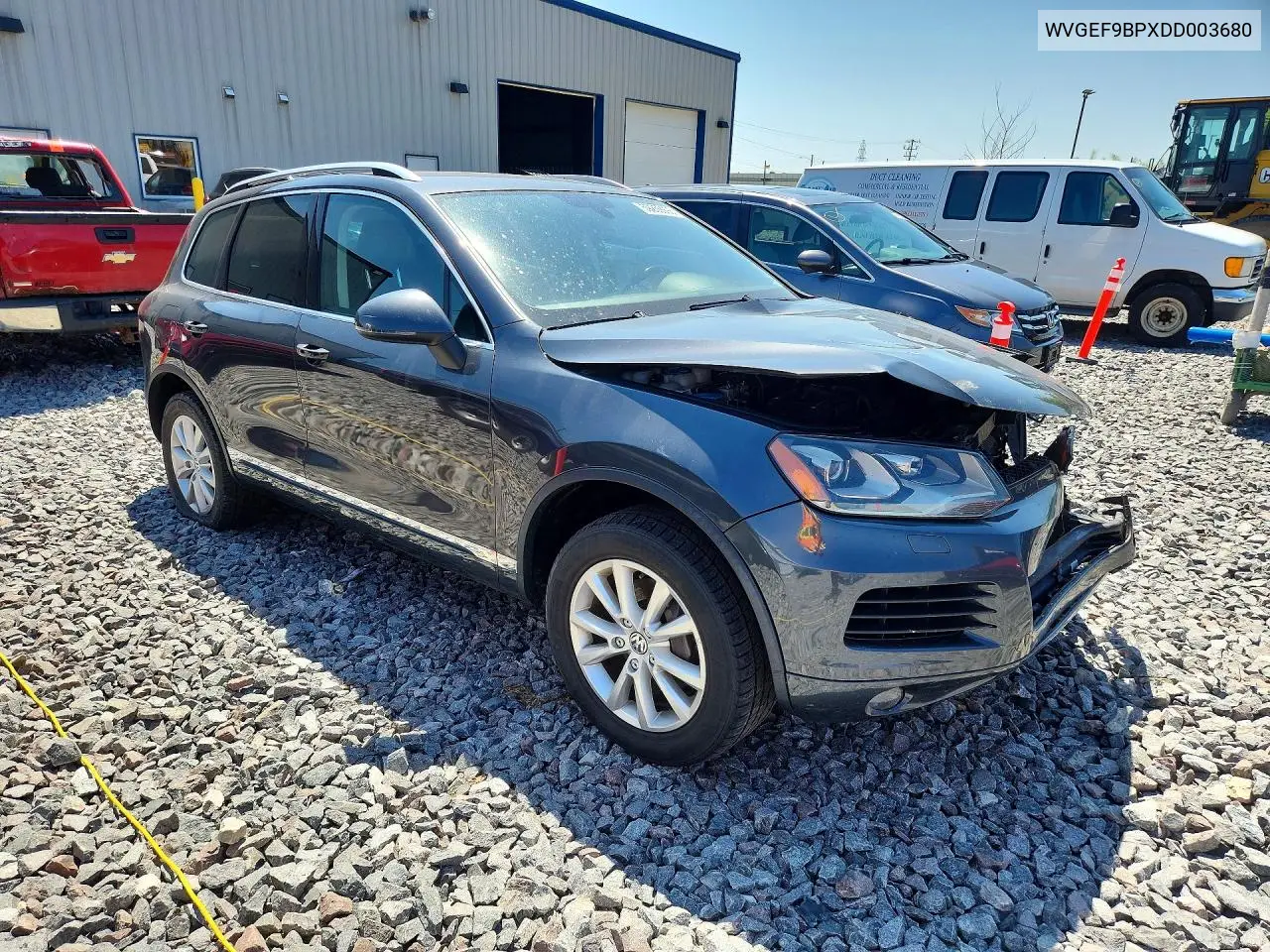 2013 Volkswagen Touareg V6 VIN: WVGEF9BPXDD003680 Lot: 59259996