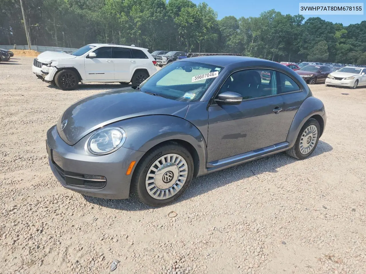 2013 Volkswagen Beetle VIN: 3VWHP7AT8DM678155 Lot: 59607046