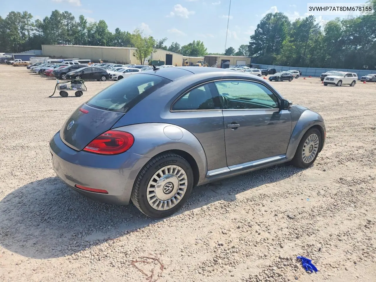 2013 Volkswagen Beetle VIN: 3VWHP7AT8DM678155 Lot: 59607046