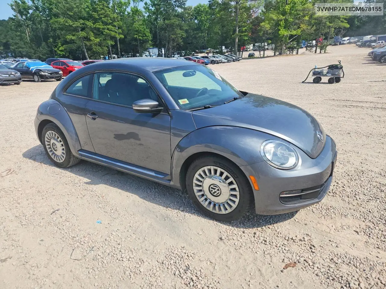 2013 Volkswagen Beetle VIN: 3VWHP7AT8DM678155 Lot: 59607046