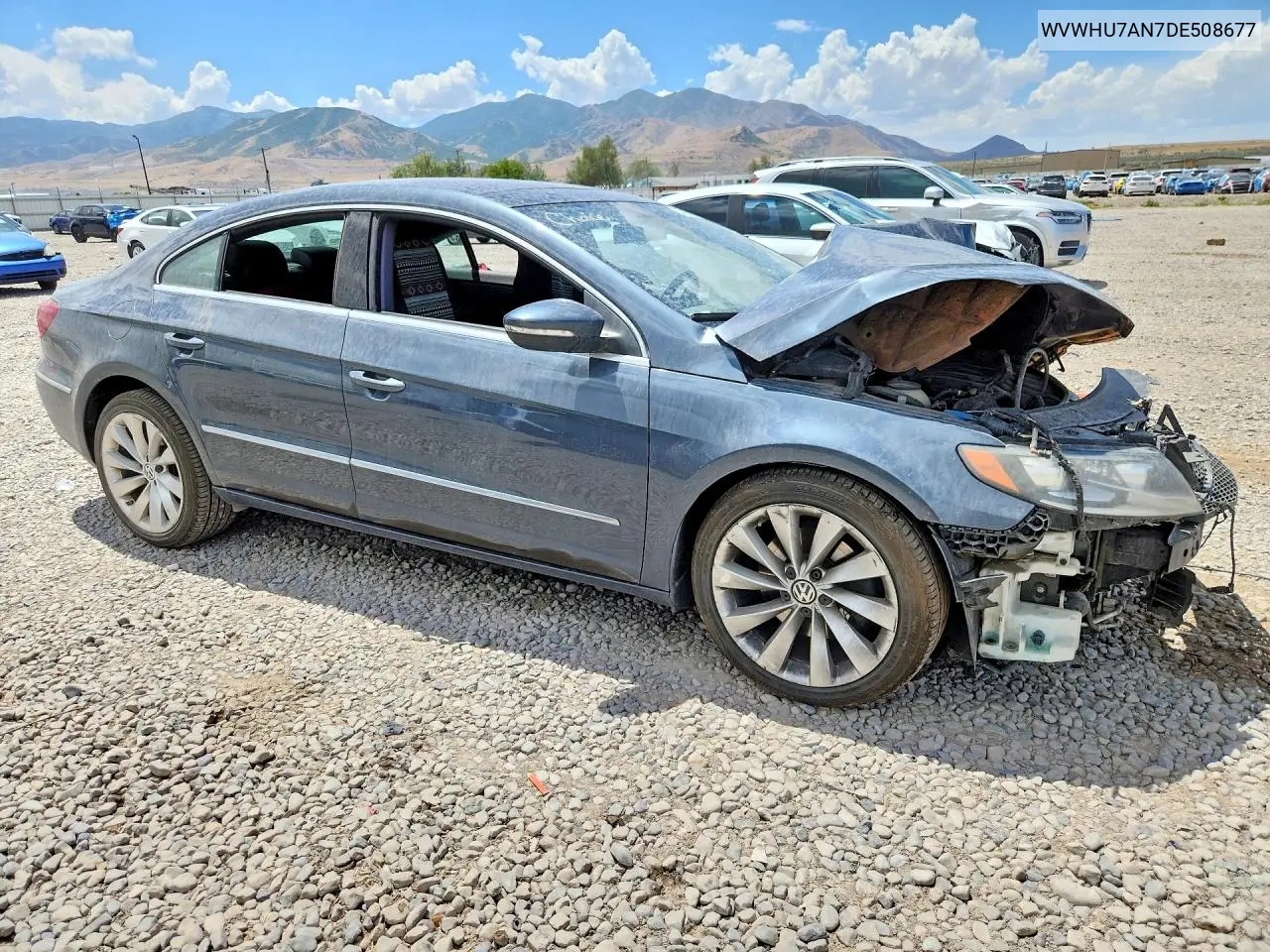 2013 Volkswagen Cc Luxury VIN: WVWHU7AN7DE508677 Lot: 59729756