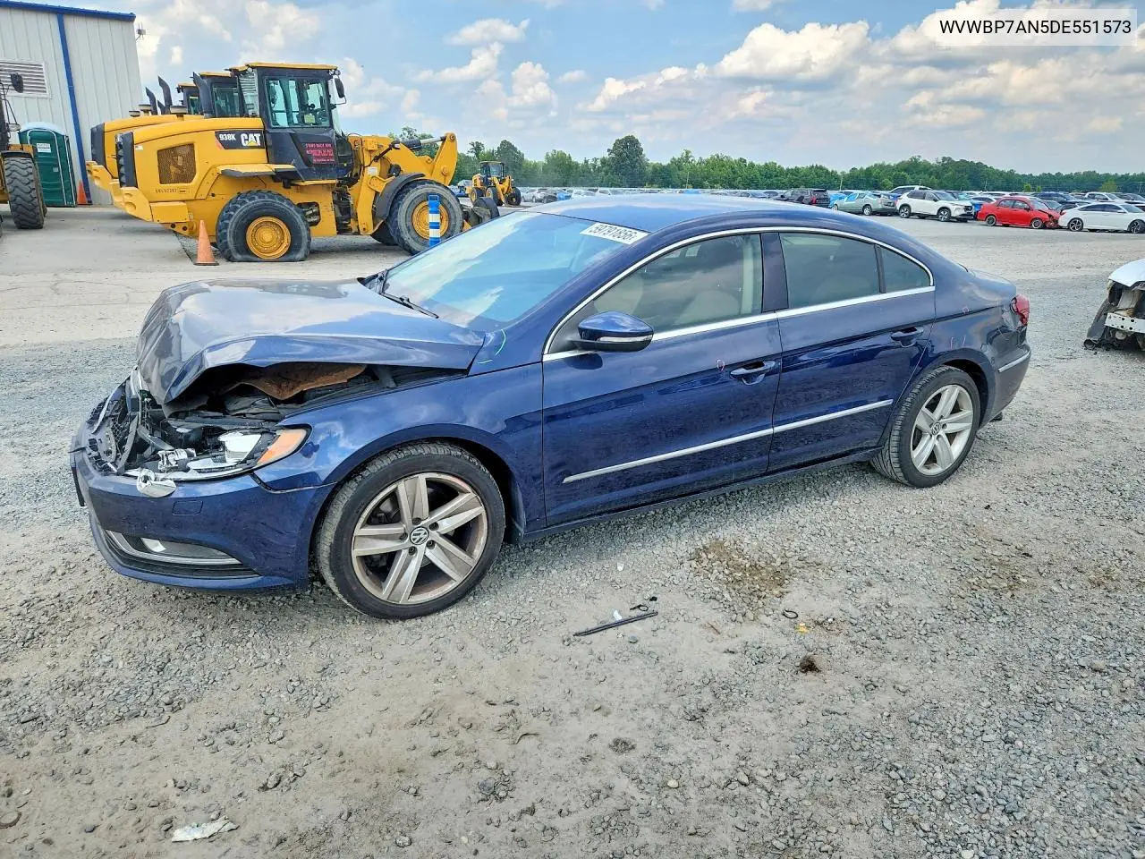 2013 Volkswagen Cc Sport VIN: WVWBP7AN5DE551573 Lot: 59791856