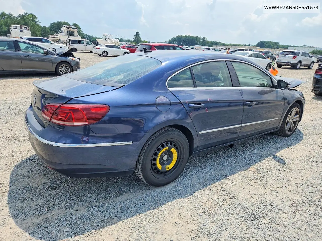 2013 Volkswagen Cc Sport VIN: WVWBP7AN5DE551573 Lot: 59791856