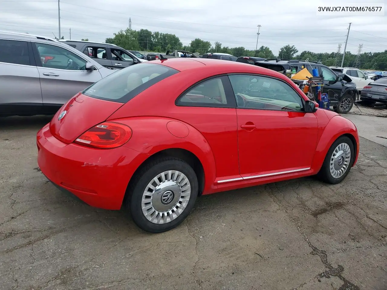 2013 Volkswagen Beetle VIN: 3VWJX7AT0DM676577 Lot: 59819196