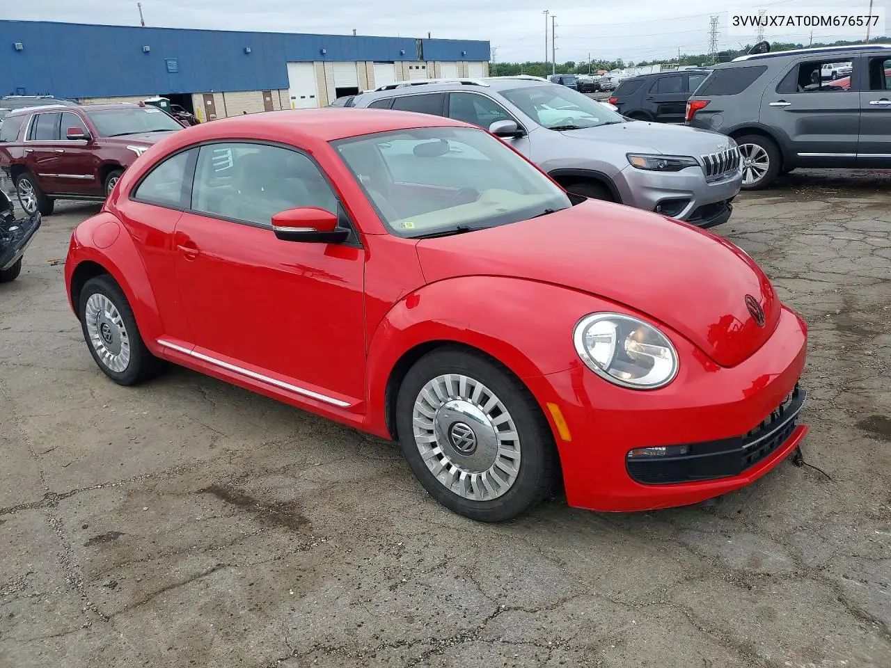 2013 Volkswagen Beetle VIN: 3VWJX7AT0DM676577 Lot: 59819196