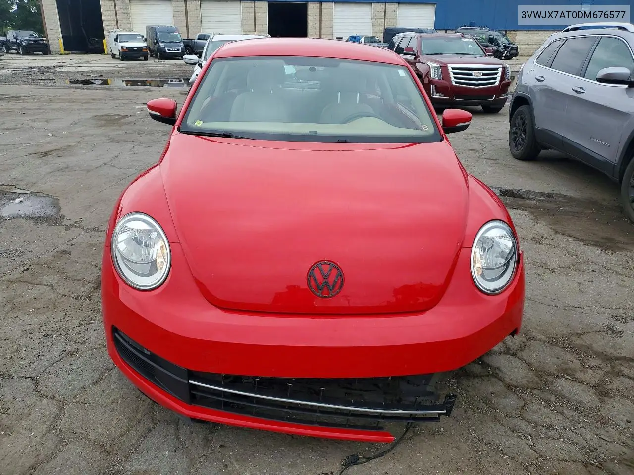 2013 Volkswagen Beetle VIN: 3VWJX7AT0DM676577 Lot: 59819196