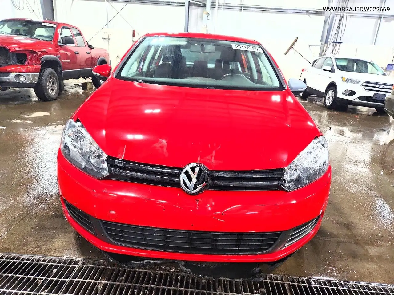 2013 Volkswagen Golf VIN: WVWDB7AJ5DW022669 Lot: 60115766