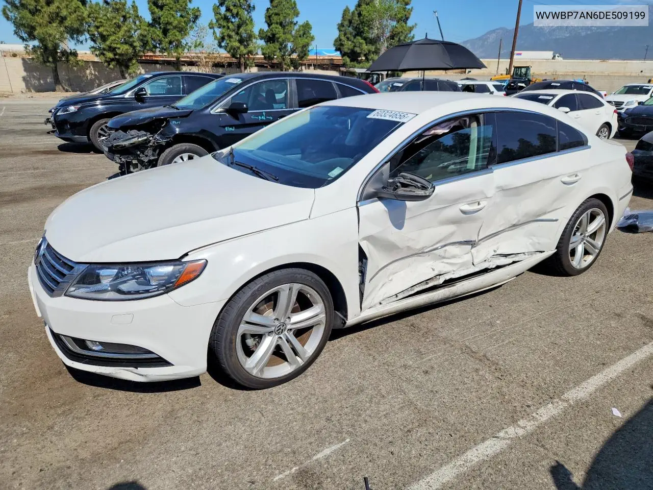 2013 Volkswagen Cc Sport VIN: WVWBP7AN6DE509199 Lot: 60324656