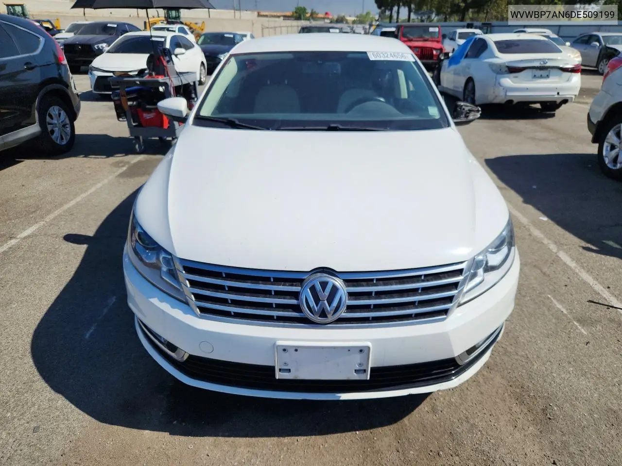 2013 Volkswagen Cc Sport VIN: WVWBP7AN6DE509199 Lot: 60324656