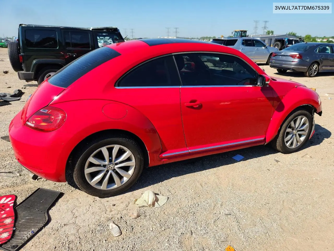 2013 Volkswagen Beetle Tdi VIN: 3VWJL7AT7DM675339 Lot: 85617075