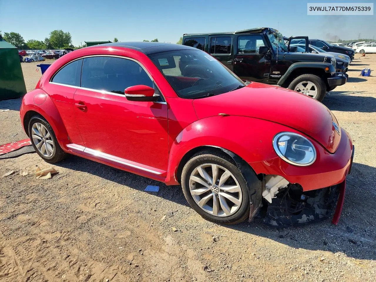 2013 Volkswagen Beetle Tdi VIN: 3VWJL7AT7DM675339 Lot: 85617075