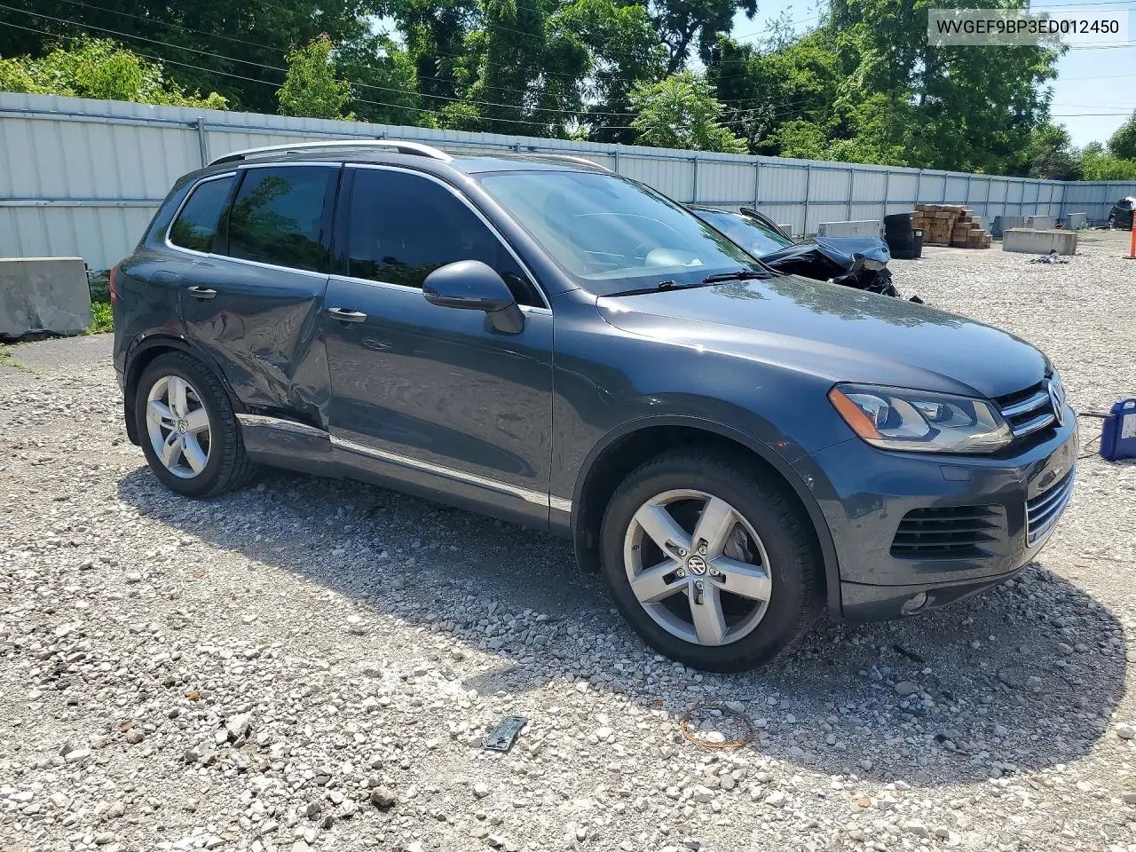 2014 Volkswagen Touareg V6 VIN: WVGEF9BP3ED012450 Lot: 55621626