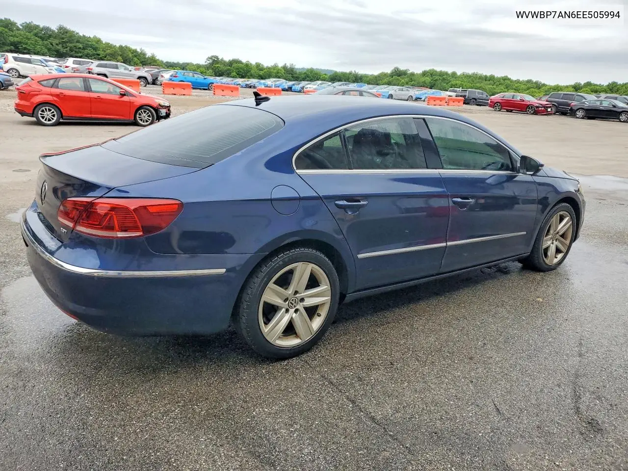 2014 Volkswagen Cc Sport VIN: WVWBP7AN6EE505994 Lot: 56021406