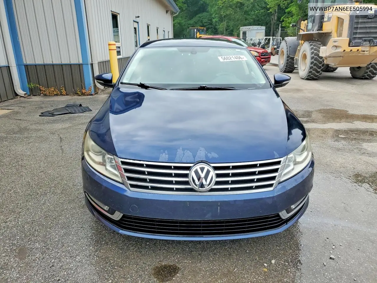 2014 Volkswagen Cc Sport VIN: WVWBP7AN6EE505994 Lot: 56021406