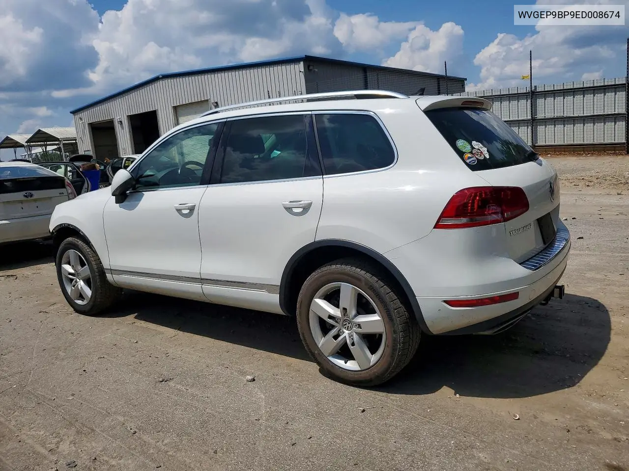 2014 Volkswagen Touareg V6 Tdi VIN: WVGEP9BP9ED008674 Lot: 56712986