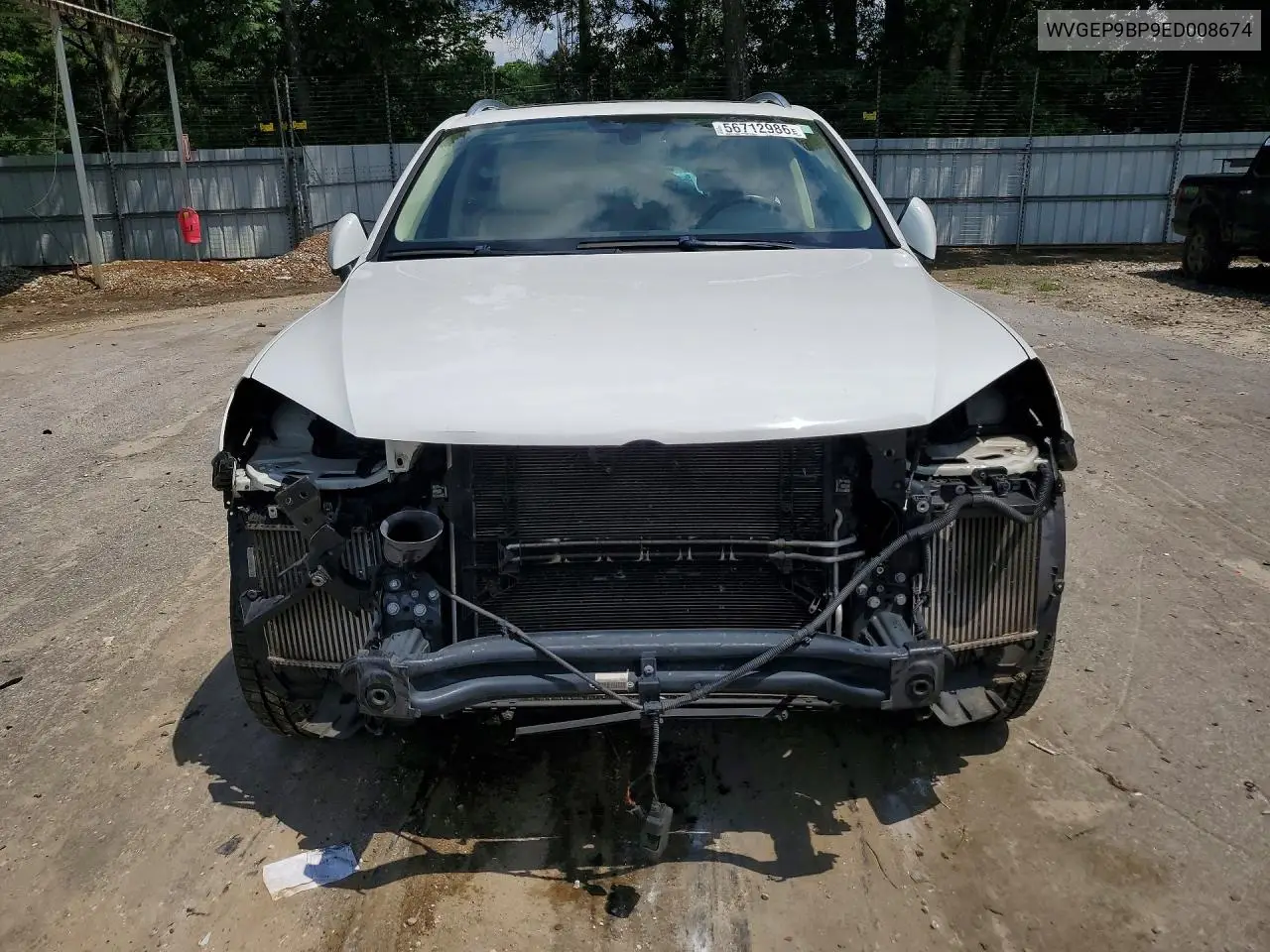 2014 Volkswagen Touareg V6 Tdi VIN: WVGEP9BP9ED008674 Lot: 56712986