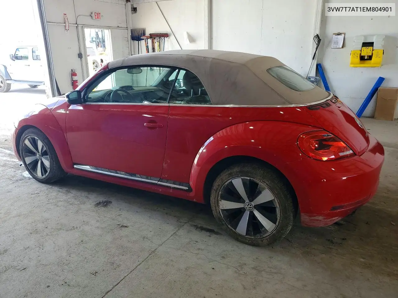 2014 Volkswagen Beetle Turbo VIN: 3VW7T7AT1EM804901 Lot: 57084196