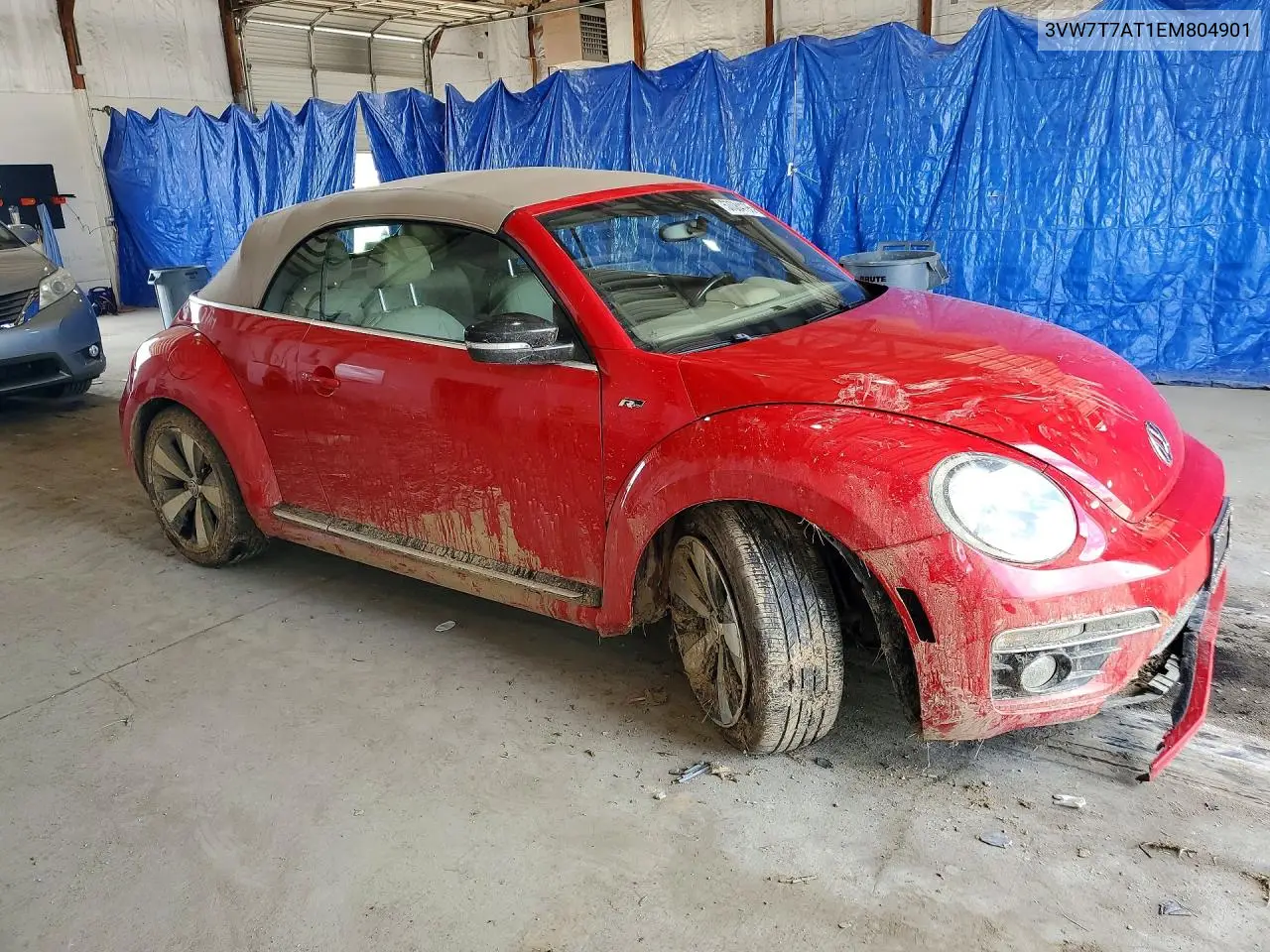 2014 Volkswagen Beetle Turbo VIN: 3VW7T7AT1EM804901 Lot: 57084196