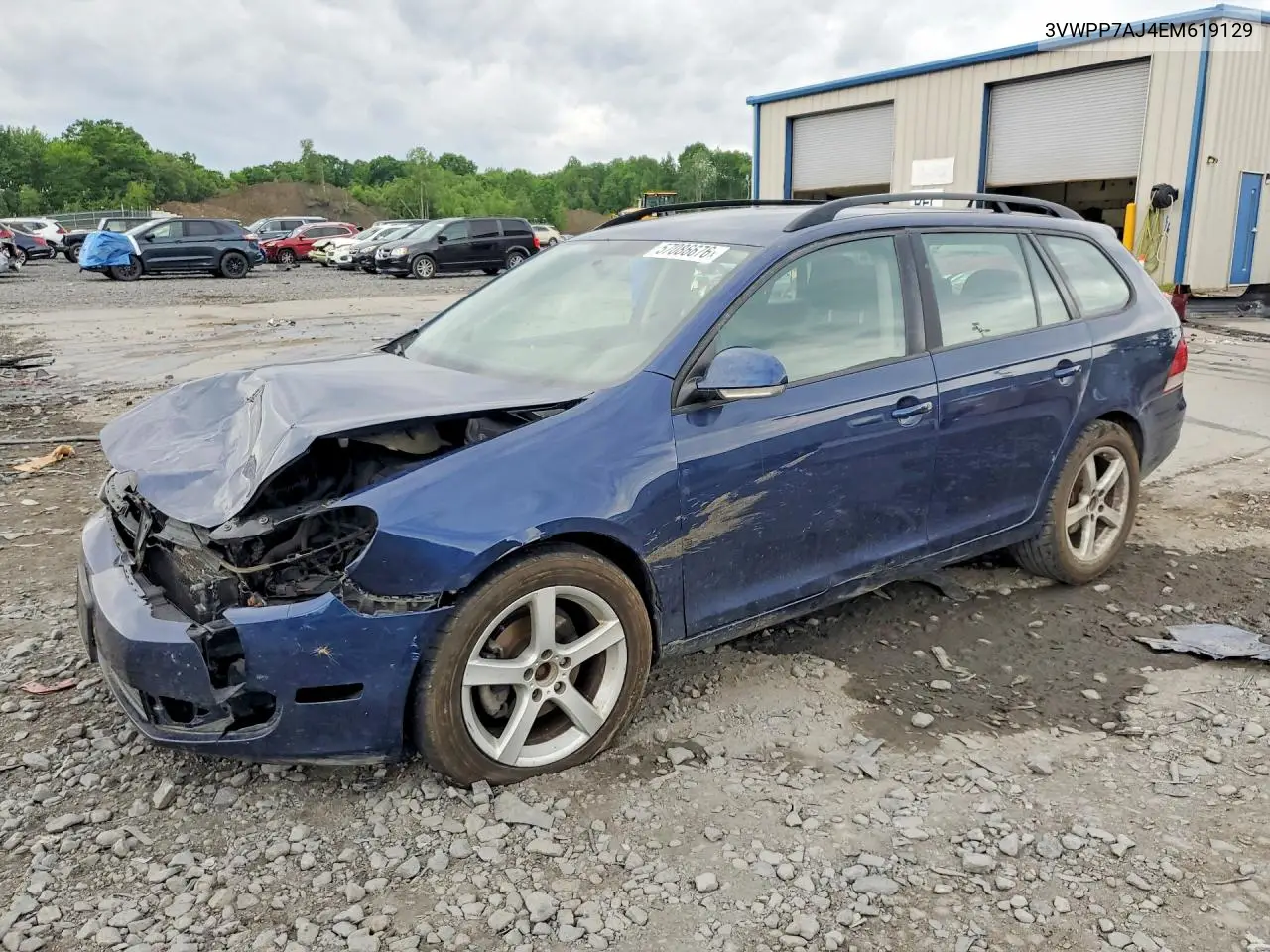 2014 Volkswagen Jetta S VIN: 3VWPP7AJ4EM619129 Lot: 57086676