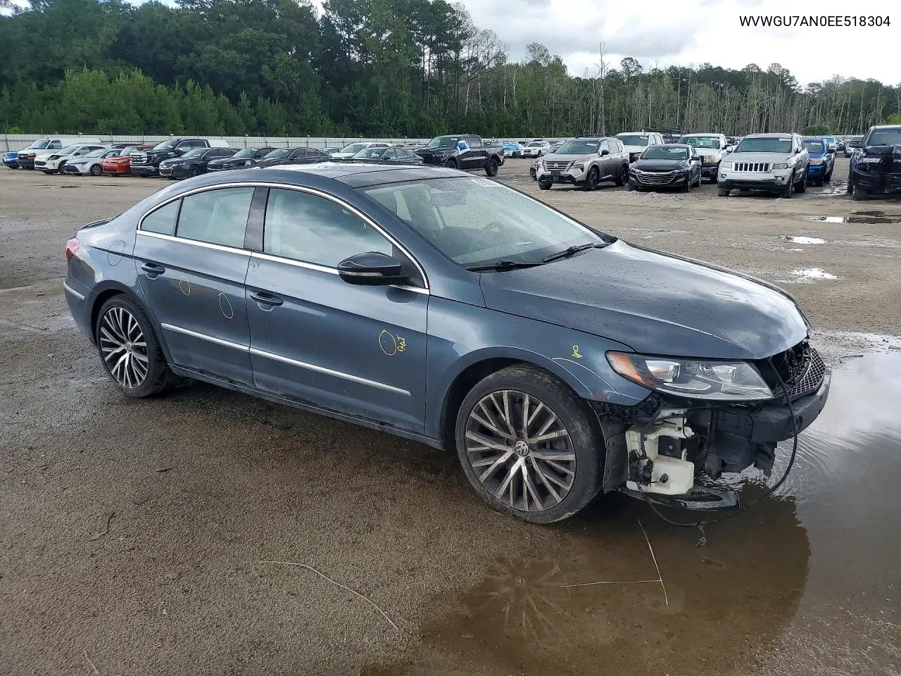 2014 Volkswagen Cc Vr6 4Motion VIN: WVWGU7AN0EE518304 Lot: 57506316