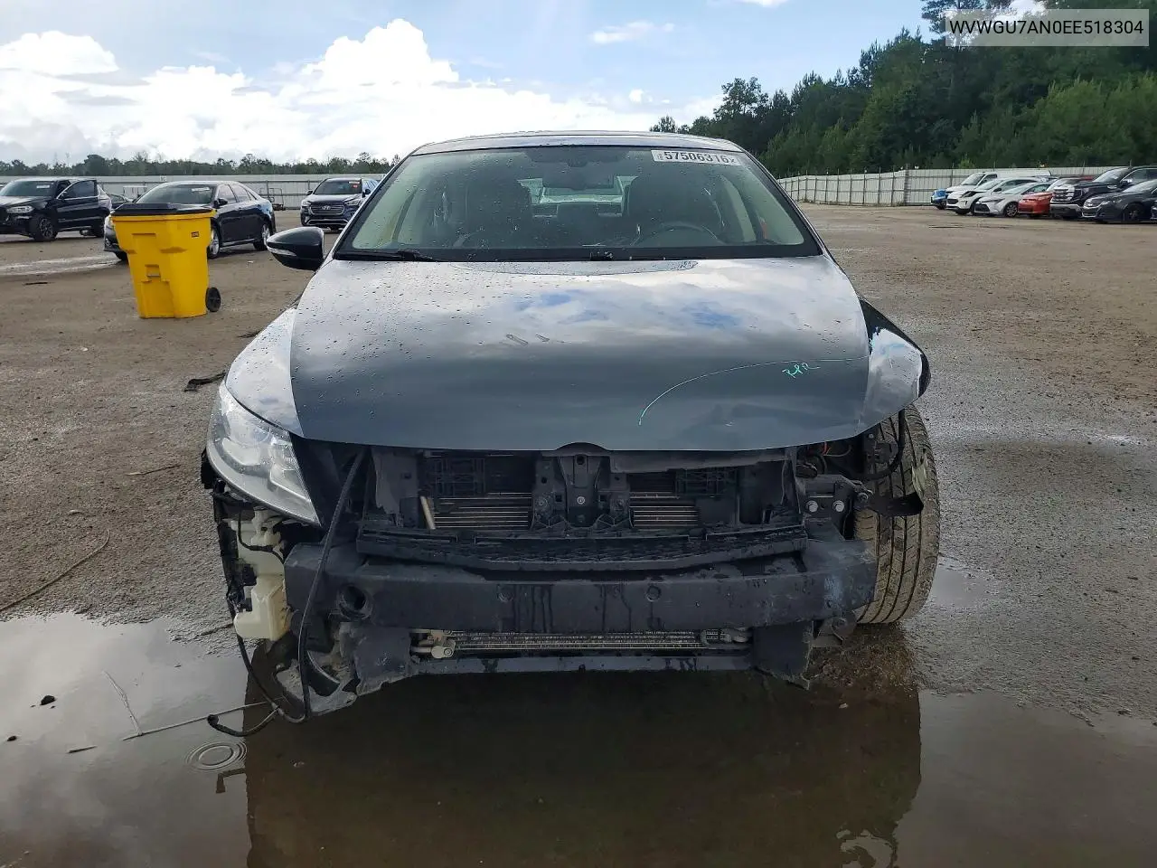 2014 Volkswagen Cc Vr6 4Motion VIN: WVWGU7AN0EE518304 Lot: 57506316