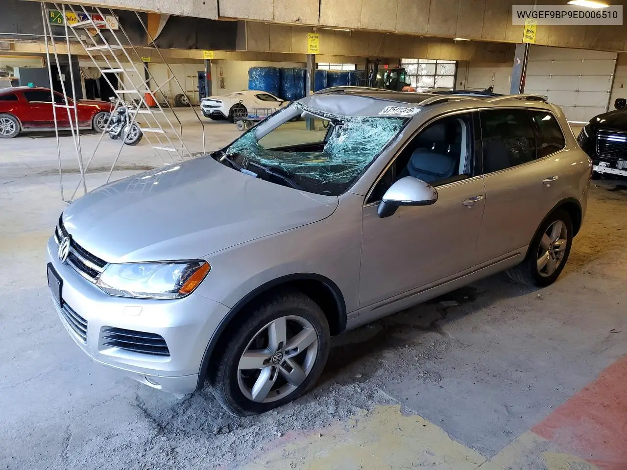 2014 Volkswagen Touareg V6 VIN: WVGEF9BP9ED006510 Lot: 57540226