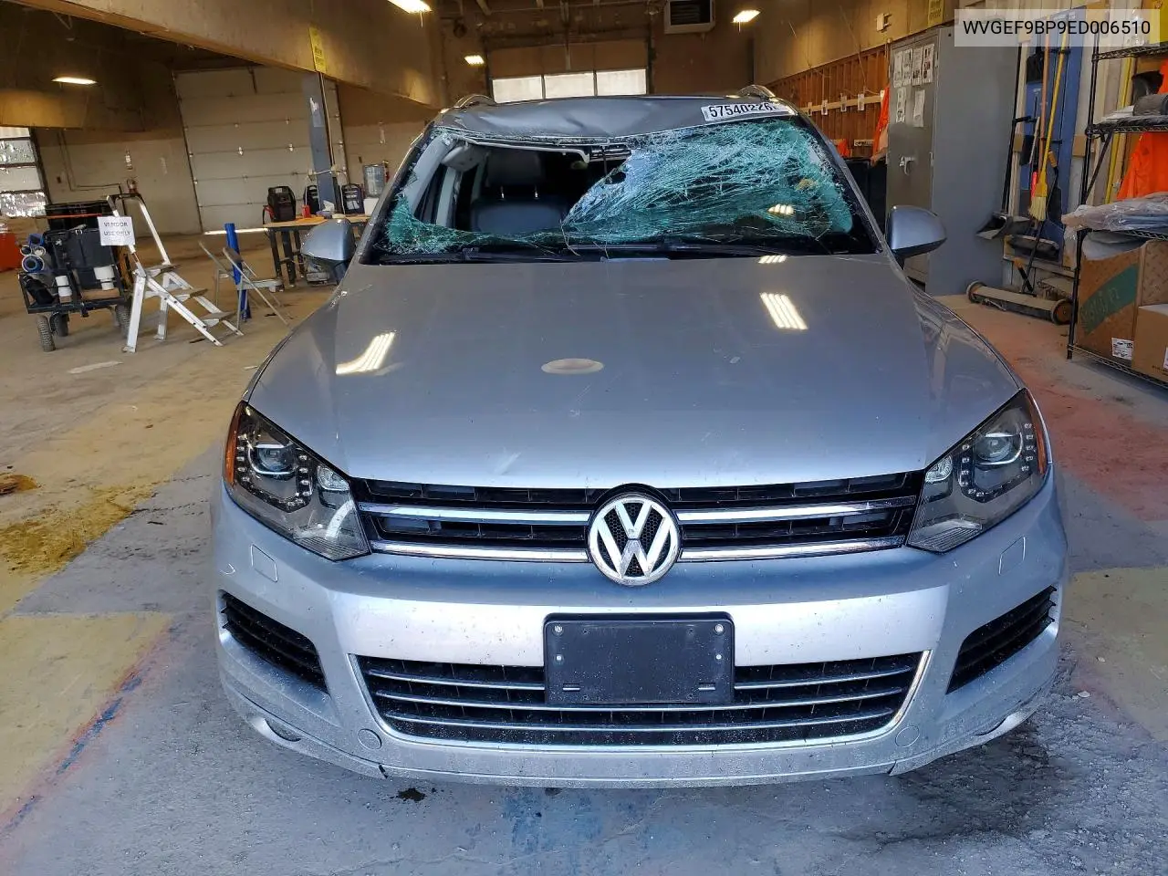 2014 Volkswagen Touareg V6 VIN: WVGEF9BP9ED006510 Lot: 57540226