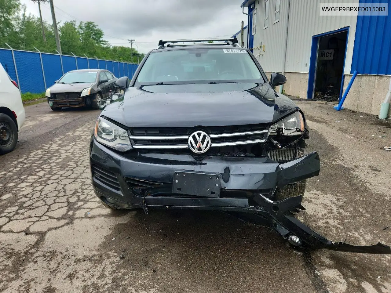 2014 Volkswagen Touareg V6 Tdi VIN: WVGEP9BPXED015083 Lot: 57571176