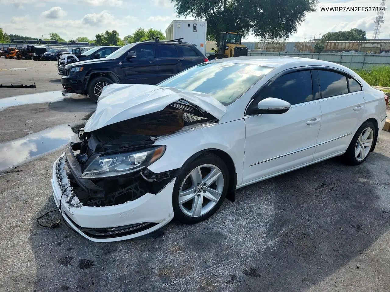 2014 Volkswagen Cc Sport VIN: WVWBP7AN2EE537874 Lot: 57701556