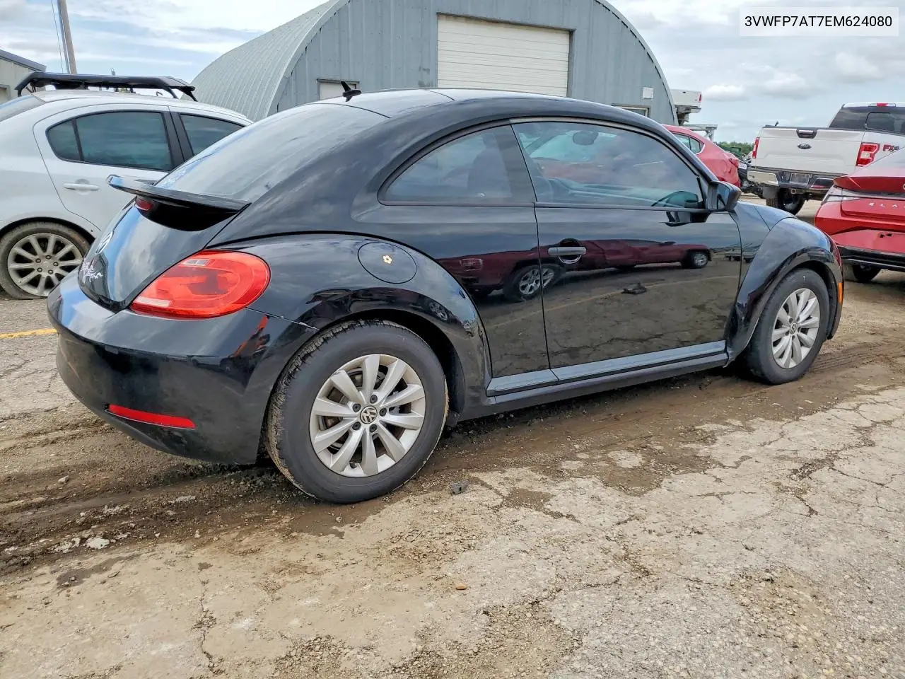 2014 Volkswagen Beetle VIN: 3VWFP7AT7EM624080 Lot: 58942066