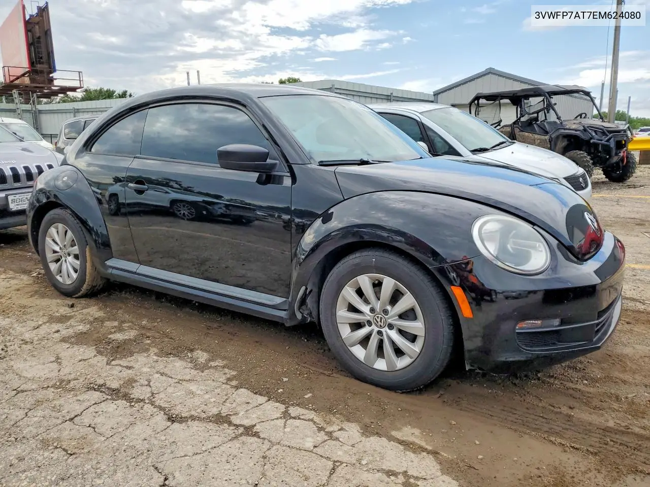 2014 Volkswagen Beetle VIN: 3VWFP7AT7EM624080 Lot: 58942066