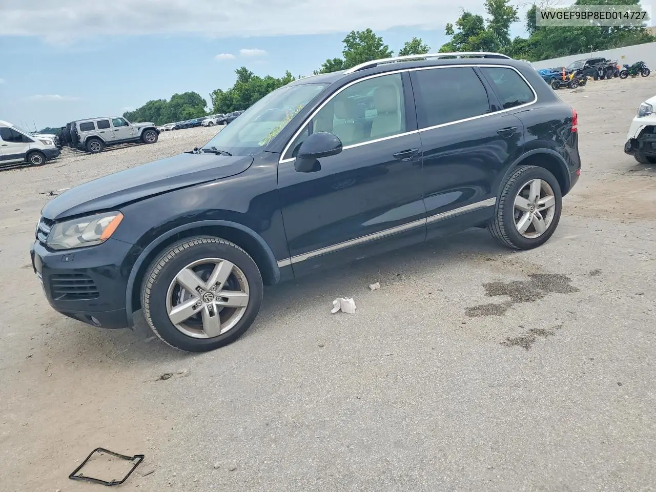 2014 Volkswagen Touareg V6 VIN: WVGEF9BP8ED014727 Lot: 59688136