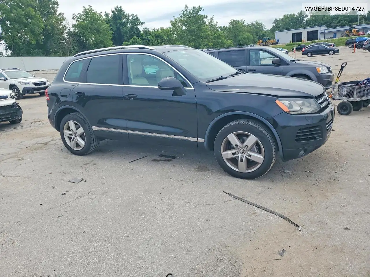 2014 Volkswagen Touareg V6 VIN: WVGEF9BP8ED014727 Lot: 59688136