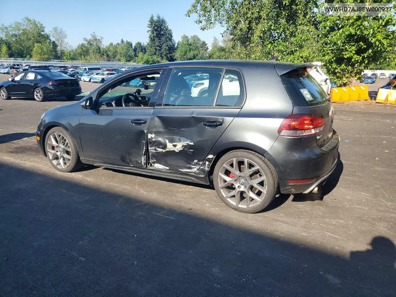 2014 Volkswagen Gti VIN: WVWHD7AJ8EW000937 Lot: 60169256
