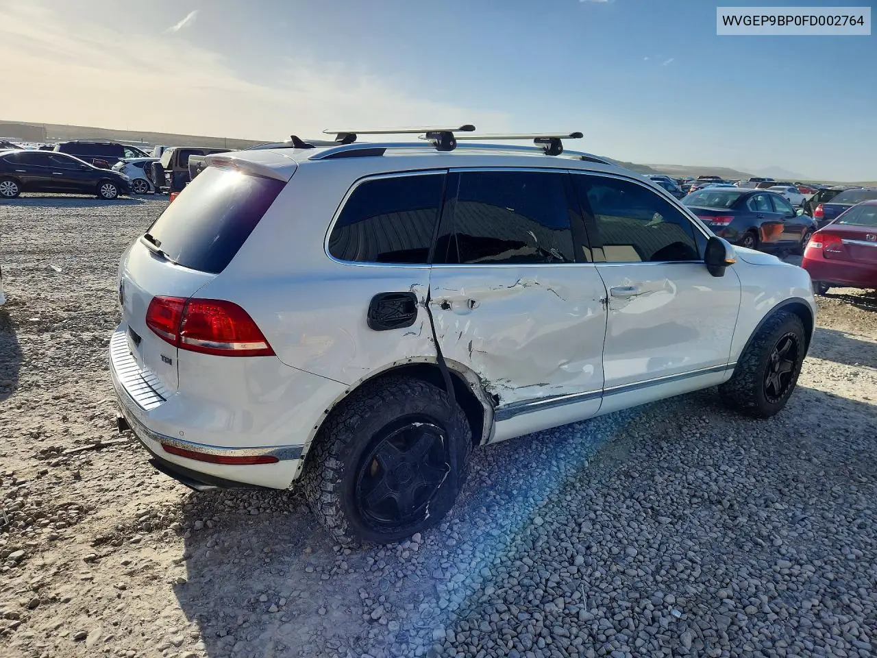 2015 Volkswagen Touareg V6 Tdi VIN: WVGEP9BP0FD002764 Lot: 50637616