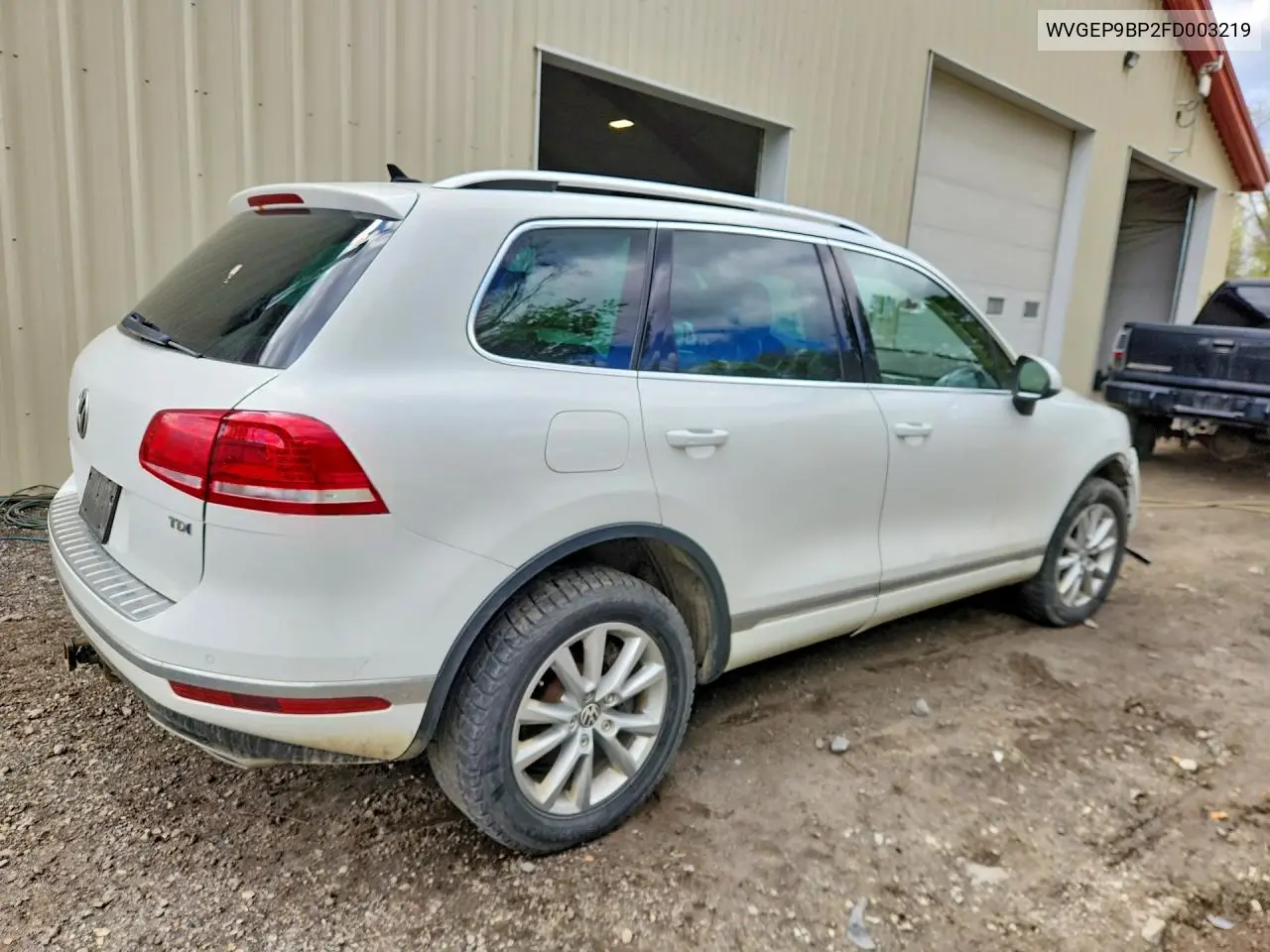 2015 Volkswagen Touareg V6 Tdi VIN: WVGEP9BP2FD003219 Lot: 52782346