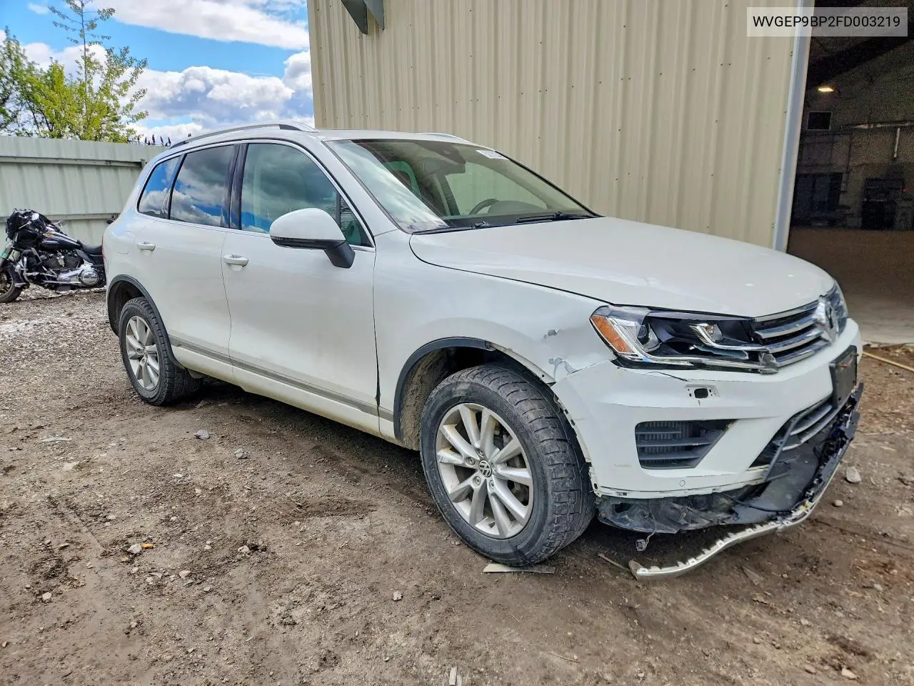 2015 Volkswagen Touareg V6 Tdi VIN: WVGEP9BP2FD003219 Lot: 52782346