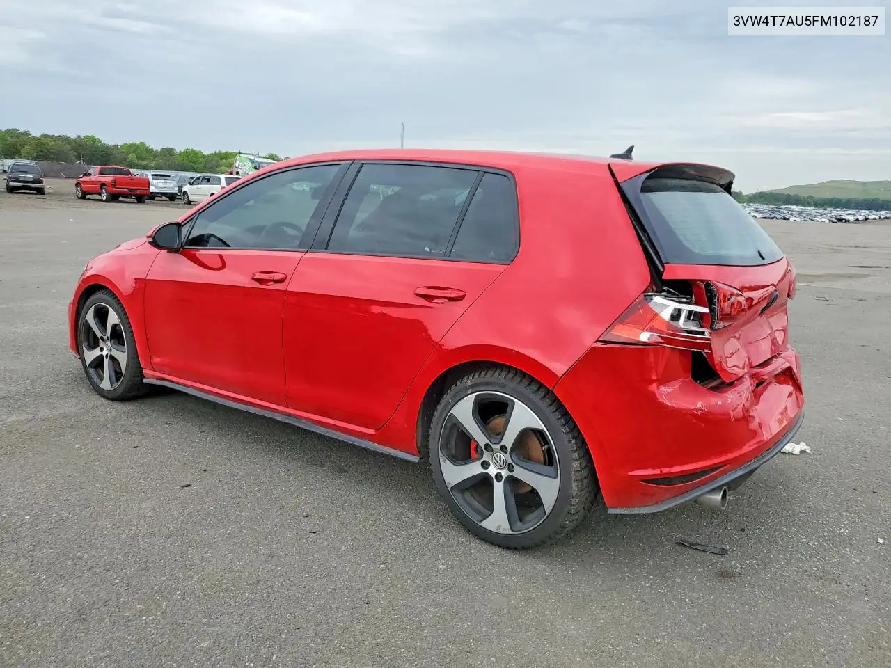 2015 Volkswagen Gti VIN: 3VW4T7AU5FM102187 Lot: 55041676