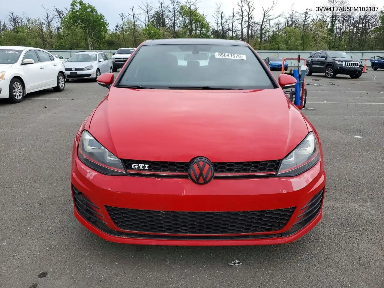 2015 Volkswagen Gti VIN: 3VW4T7AU5FM102187 Lot: 55041676